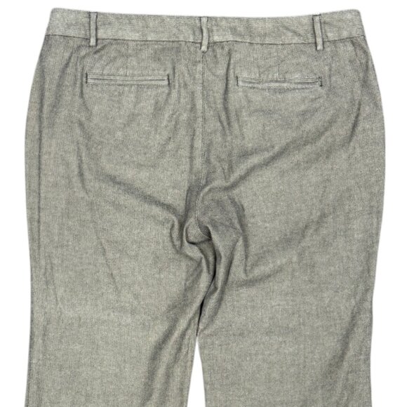 EUC Women's EDDIE BAUER Herringbone Wide Leg Dress Pants Brown/Tan | Size 14 - Picture 5 of 12